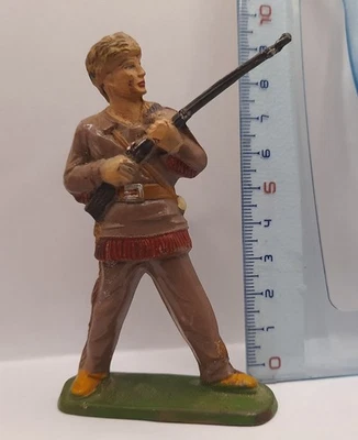 JIM / TRAPPEUR  DAVY CROCKETT   (hauteur 9 cm) - Photo 1/4