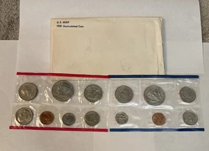 1981 US Mint Uncirculated Coin Set OGP - Free Shipping!!!  #1222 - Picture 1 of 5