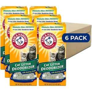 Arm & Hammer 20oz Cat Litter Deodorizer Double Duty 6-Pack - Odor Control - Picture 1 of 9