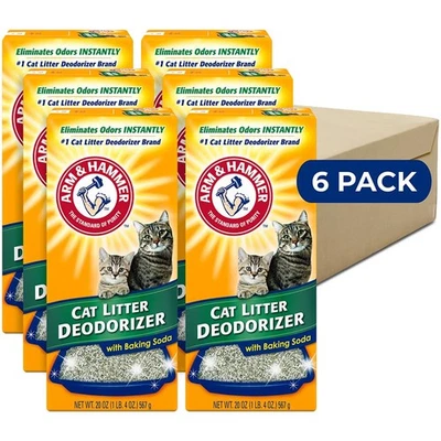 Arm & Hammer 20oz Cat Litter Deodorizer Double Duty 6-Pack - Odor Control - Image 1 of 4