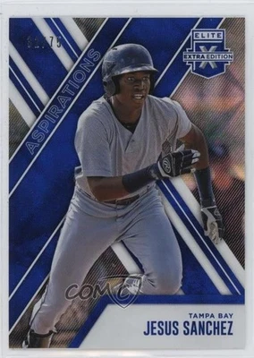 2017 Panini Elite Extra Edition Aspirations Blue /75 Jesus Sanchez #122 - Image 1 of 2