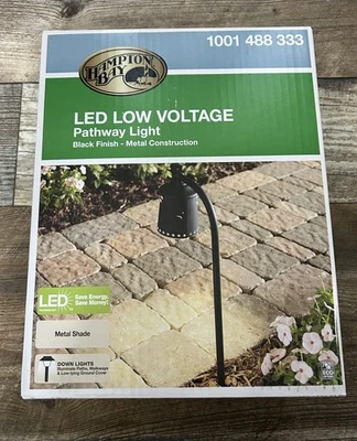 Hampton Bay LED Low Voltage Pathway Light Black Finish FREE SHIPPING!!! - Image 1 of 2