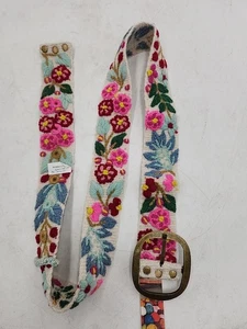 NEU Artesana Love Stella Wildberry handbestickter Wollgürtel - Medium 42 Zoll - Bild 1 von 7