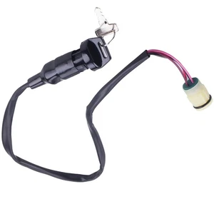 Black Ignition Key Switch Replacement For Honda Foreman 450 TRX450FM 4x4 S 2004 - Picture 1 of 8