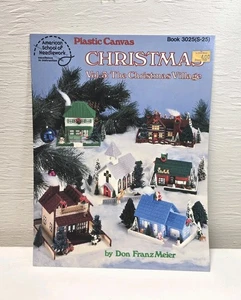 Lienzo de plástico Christmas Village Vol 3 American School of Needlework Meier 1982  - Imagen 1 de 8