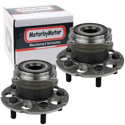 Rear Wheel Hub Bearing Pair fit 2007-2011 Honda CR-V Acura RDX 5 Bolt 4WD - Imagem 1 de 4