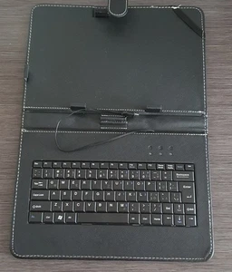 Hülle Tastatur Tasche für 10 10.1 10.2 10.3 10.4 Zoll Tablet Schutzhülle QWERTZ - Bild 1 von 4