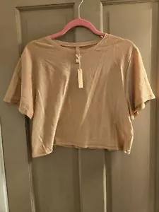Neu Skims 4x Ocre Schimmer Crop Top - Bild 1 von 3