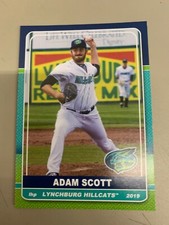 Adam Scott 2019 Lynchburg Hillcats Team Card