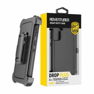 Shockproof Robot Armor Hard Plastic Case with Belt Clip for Samsung S22 - Picture 1 of 9