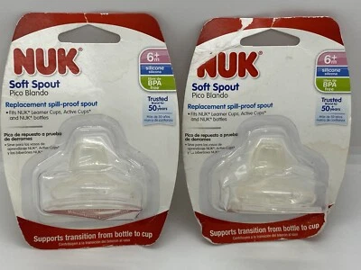 Мягкий носик NUK (2) сменный водонепроницаемый носик (сделано в Германии) - Изображение 1 из 4
