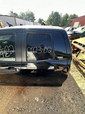 2007-2013 TOYOTA TUNDRA EXTENDED CAB REAR LEFT DRIVER SIDE DOOR OEM BLACK 202 - Image 1 of 2