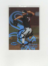 2002 Bowman's Best Red Autograph Chicago White Sox #97 Brian West 