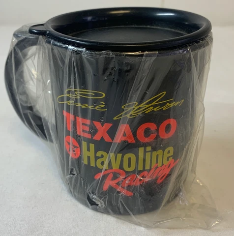 1990's ERNIE IRVAN Texaco Havoline Racing plastic mug ~ NASCAR Cover