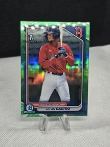 2024 Bowman Chrome ALLAN CASTRO 1st Bowman Green #BCP-14 - Picture 1 of 2