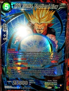 Dragon Ball SS2 Tronks, Emotional Blow Championship Juego de Tarjetas de Arte Alternativo-Holo - Imagen 1 de 3