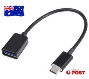 Cable adaptador OTG USB 3.1 tipo C macho a tipo A hembra para Samsung Galaxy S8 S8+ - Imagen 1 de 3