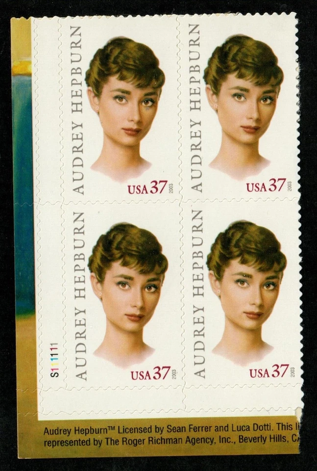 Scott 3786 37¢ Audrey Hepburn  MNH Free shipping in USA! - Image 1 of 1