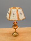 Lampe de table électrique vintage Clare-Bell en laiton maison de poupée miniature 1:12 II