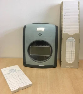 Time Recorder Clocking in Clock Machine WEEKLY Model + FREE Pack of Cards & Rack - Picture 1 of 1