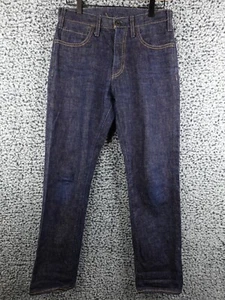 Soulive Herren Dark Raw Indigo Selvedge Denim Größe 28 Made in Japan - Bild 1 von 17