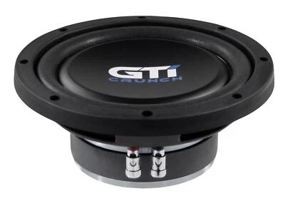 Crunch GTI 84 Flat Subwoofer 20 cm (8") flacher Woofer 400 Watt - Bild 1 von 4