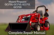 Massey Ferguson GC1705, GC1710, GC1715, GC1720 Complete Service Repair Manuals