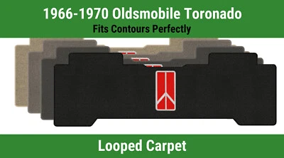 Lloyd Loop 第 2 个垫子适用于 '66 - 70 Toronado 带 Oldsmobile 徽章 红色 — 第 1/4 张图片