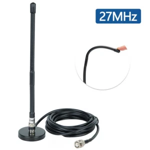 Antena CB 27MHz Soft Whip Magnetyczna podstawa do radia mobilnego Midland Uniden Maxon - Zdjęcie 1 z 12