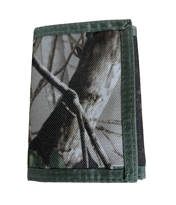 REALTREE Camouflage Camo Hunting Nylon Lightweight Trifold Wallet - Image 1 of 4