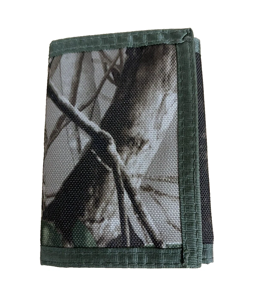 REALTREE Camouflage Camo Hunting Nylon Lightweight Trifold Wallet - Image 1 of 4