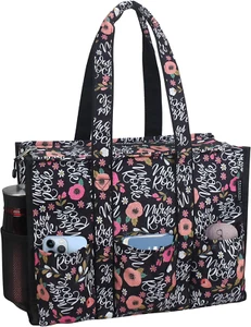 Bolsas de Enfermera para Trabajo Bolsa de Enfermería Múltiples Bolsillos Impermeable Organizador Cremallera Superior C - Imagen 1 de 12