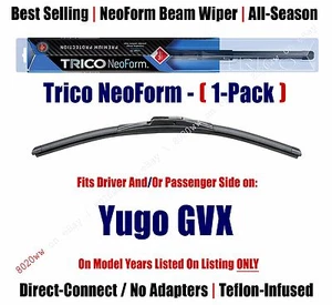 (Qty 1) Super Premium NeoForm Wiper Blade fits 1987-1989 Yugo GVX 16160 - Picture 1 of 1