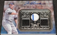 JSY AUTO /10 TOM GLAVINE TRIPLE PATCH RELIC 🚨ON CARD AUTO 🔥2021 Topps Sterling