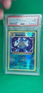 2016 Pokemon XY Poliwrath Reverse Foil Evolutions #25 PSA 9 MINT - Picture 1 of 2
