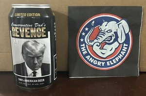 Trump Beer Can REVENGE Ultra Right Beer Donald Trump Mugshot Ltd Edition Empty - Picture 1 of 7