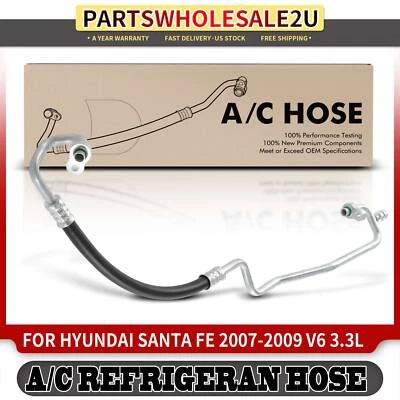 Conjunto de manguera de línea de descarga de aire acondicionado para Hyundai Santa Fe 2007-2009 alta presión Foto 1 de 4