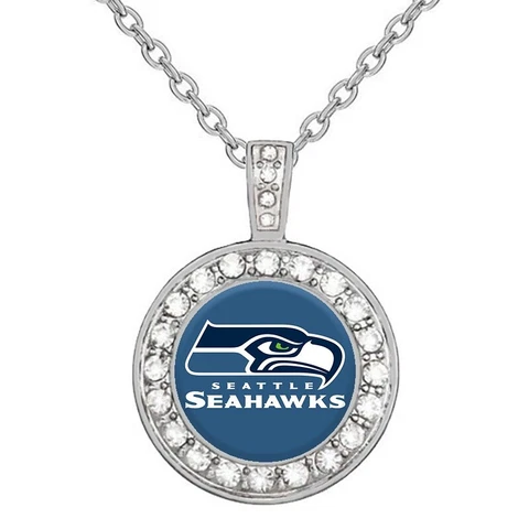 New Style Seattle Seahawks Elegant Women's Sterling Silver Necklace Gift D18 Cover