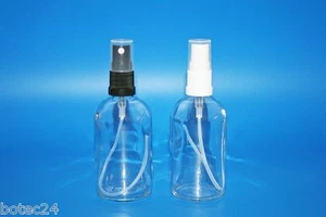 100 ml Sprühflasche Klarglasflasche Gewinde 18 mm 1 Stück  - Picture 1 of 3