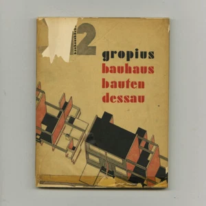 1930 Walter Gropius BAUHAUSBAUTEN DESSAU Original Bauhaus Bücher 12 Lucia Moholy - Picture 1 of 7