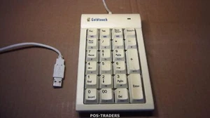 Goldtouch GTC-0033 Numeric 22 Keys Keypad with USB Hub - WHITE / YELLOW - Afbeelding 1 van 5