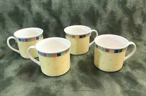 4 Villeroy & Boch TWIST ALEA Limone Gelb Tasse Becher 3" Neu mit Etikett - Bild 1 von 7