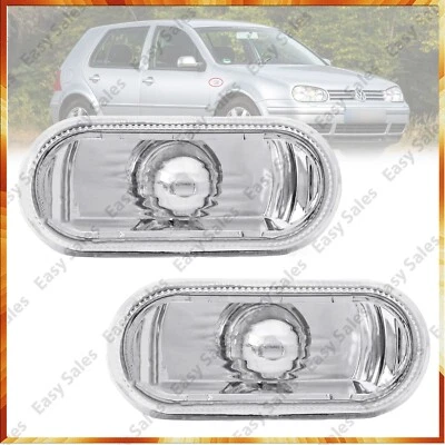 2x Blinkleuchte Blinker seitlich Weiss Für VW GOLF 4 LUPO PASSAT POLO T5 UP - Bild 1 von 4