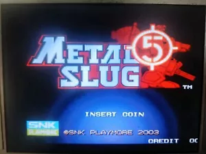 SNK NEOGEO rara carta da gioco convertibile Metal slug 5 (o altre) - Foto 1 di 4