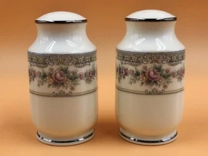 Noritake Porcelain Shenandoah design salt & pepper shakers / cruet set. 9729. - Picture 1 of 5