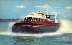 Luftkissenboot Great Britain Hovercraft SRN6 at Seaspeed Schiffsfoto-AK ~1965  - Picture 1 of 1
