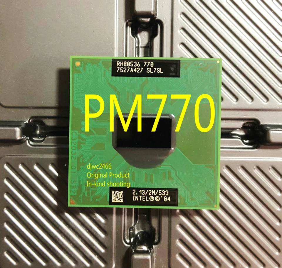 Intel PM770 P4M (SL7SL) 2.13GHz 2M 533MHZ FSB SOCKET 479 Mobile Test Work - Image 1 of 1