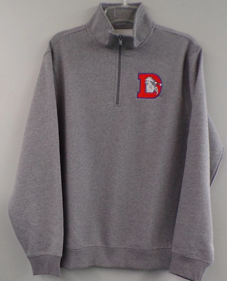 Pullover Denver Broncos Old Logo Para Hombres 1/4 Cremallera XS-4XL, LT-4XLT NFL AFL Nuevo Foto 1 de 1
