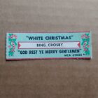 BING CROSBY White Christmas/God Rest Ye Merry JUKEBOX STRIP Record 45 rpm 7"