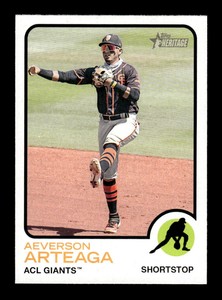 2022 Topps Heritage Minor League Aeverson Arteaga   #58